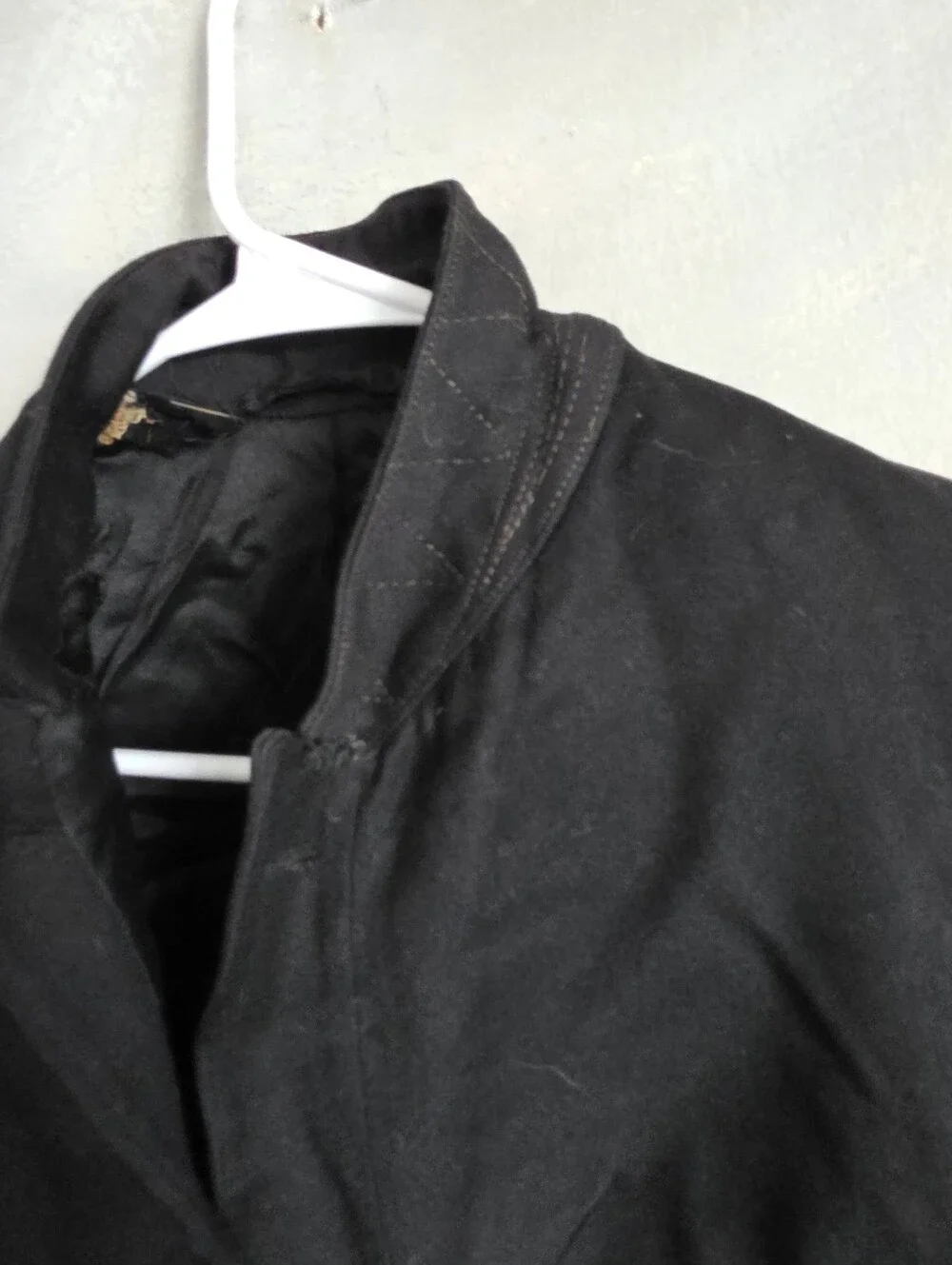 Vintage Fraternity Signed Military Comme Des Garcons Style Black Jacket